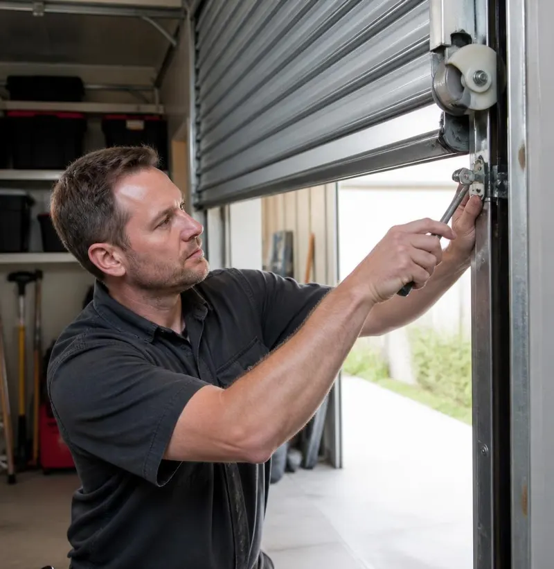 Off Track Door Repair in Horseshoe Beach